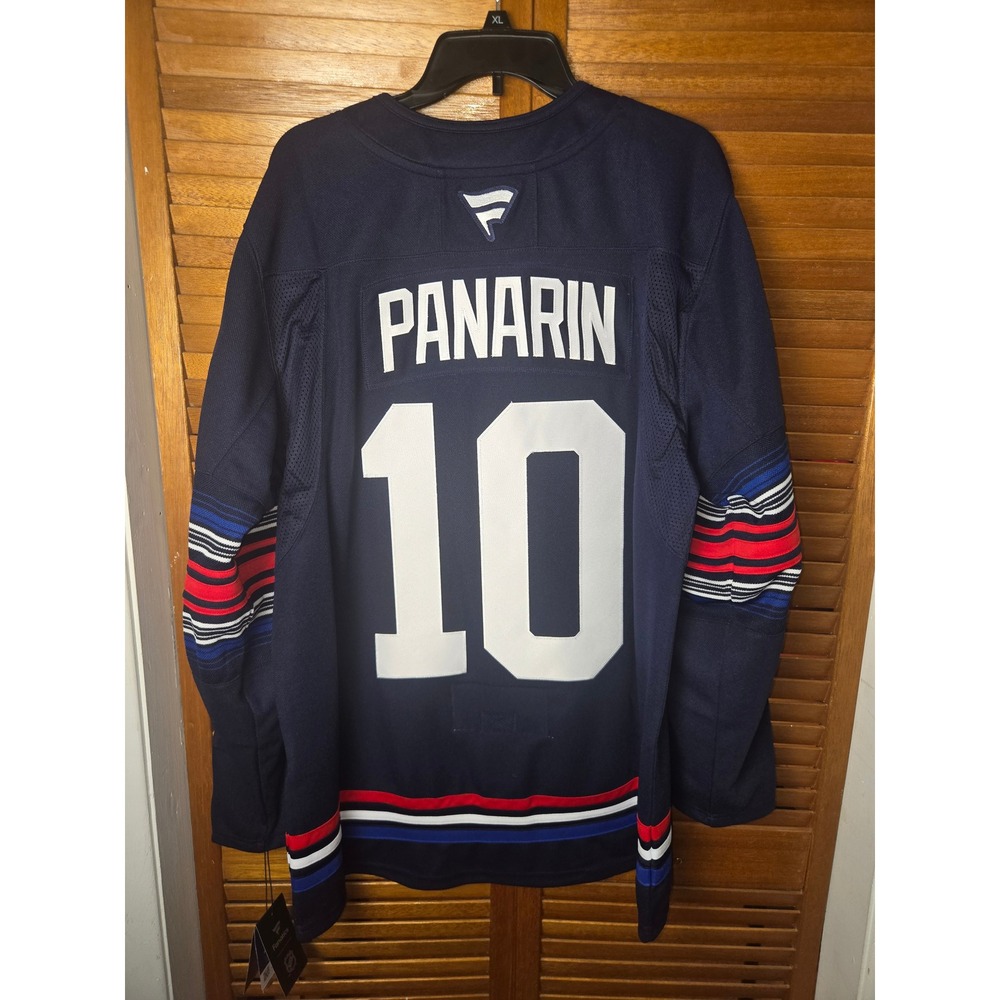 New York Rangers Fanatics Premium Panarin Alt Jersey Size 52 - Picture 5 of 6